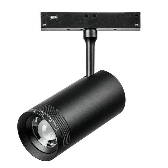 LIGHTSTAR 209037 Светильник 48V для трека UNO LED 12W 1000LM 10-55G ЧЕРНЫЙ МАТОВЫЙ 3000K