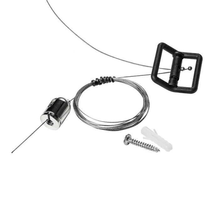 LIGHTSTAR 508971 Крепление потолочное д тканевого трека д светильников 208xxx NOVE ЧЕРНЫЙ