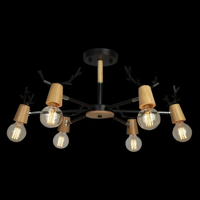 Люстра LOFT IT SVEN 10024/6 Black