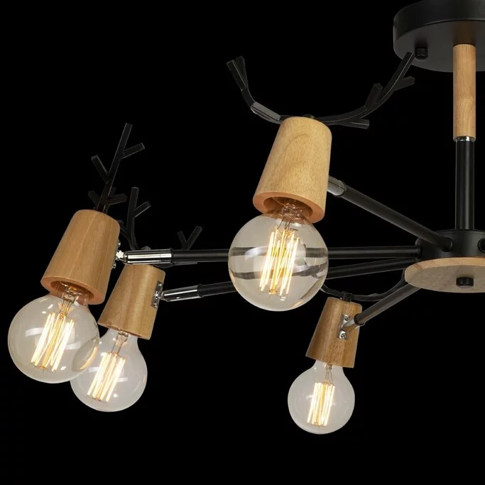 Люстра LOFT IT SVEN 10024/8 Black