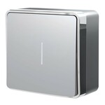 Werkel W5010106  Выключатель одноклавишный с подсветкой Gallant (серебряный)