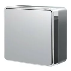 Werkel W5010006  Выключатель одноклавишный Gallant (серебряный)