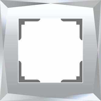 Werkel W0011220  Рамка на 1 пост Diamant (зеркальный)