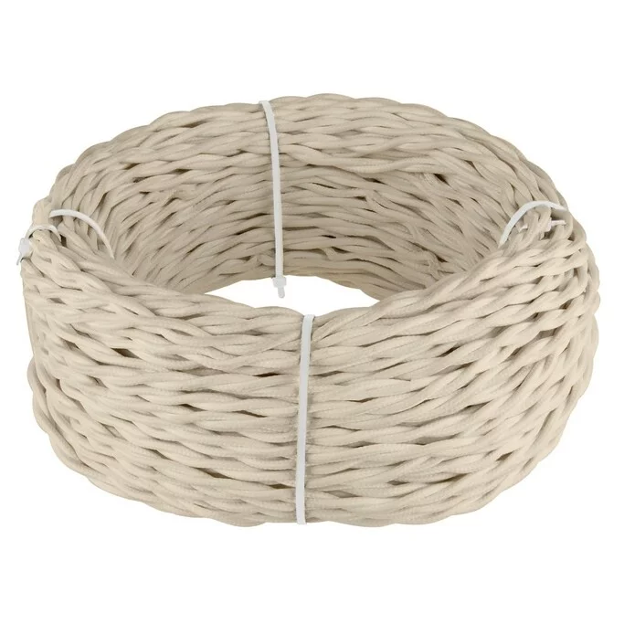 Werkel W6453546  Ретро кабель витой 3х1,5 (песочный) 50 м Цена указана за 1 м