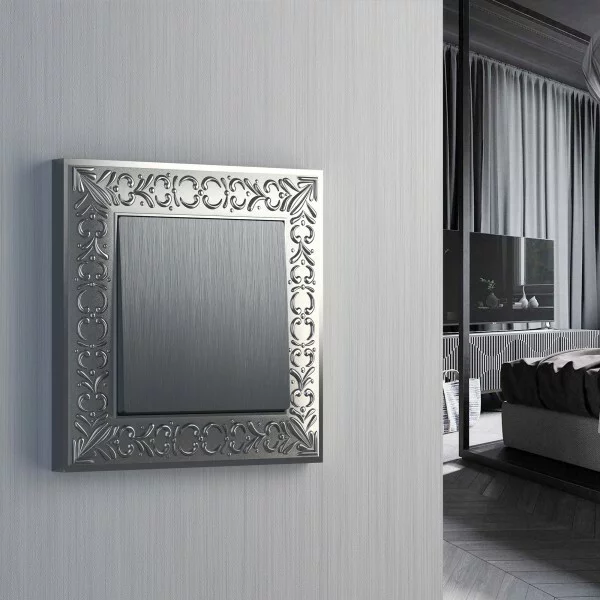 Werkel W1119009  Клавиша для выключателя перекрестного (серебряный рифленый)