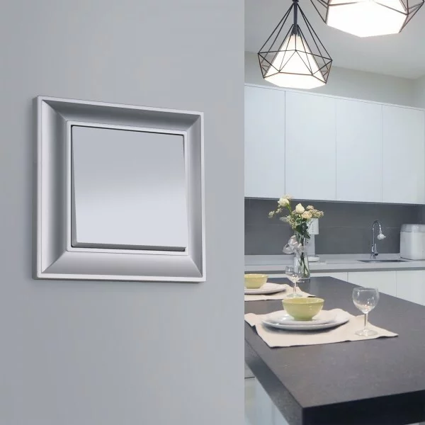 Werkel W1112006  Выключатель одноклавишный проходной (серебряный)