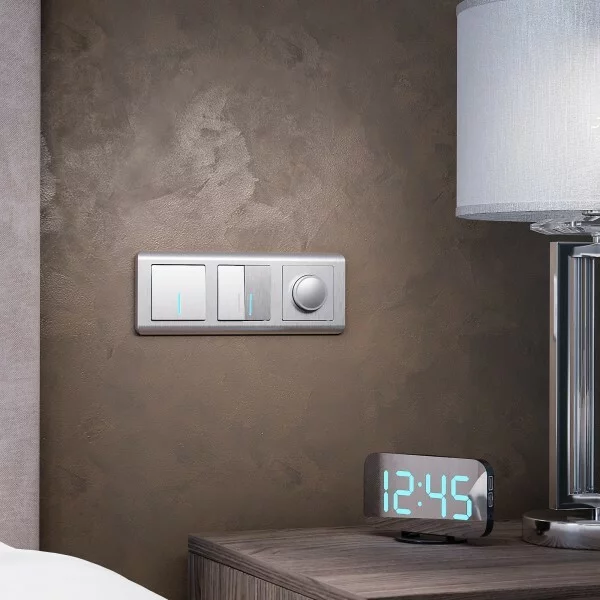 Werkel W0032106  Рамка на 3 поста Stream (серебряный)