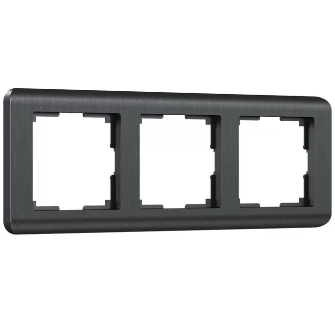 Werkel W0032104  Рамка на 3 поста Stream (графит)