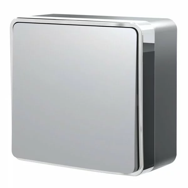 Werkel W5010006  Выключатель одноклавишный Gallant (серебряный)