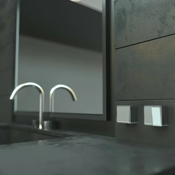 Werkel W5010006  Выключатель одноклавишный Gallant (серебряный)