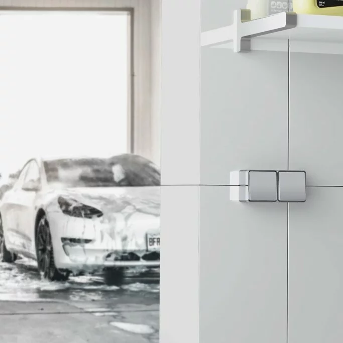 Werkel W5010206  Выключатель одноклавишный влагозащищенный Gallant (серебряный)