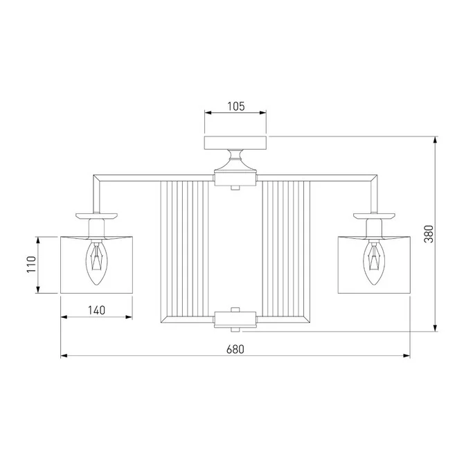 Люстра EUROSVET FARGO 60123/5