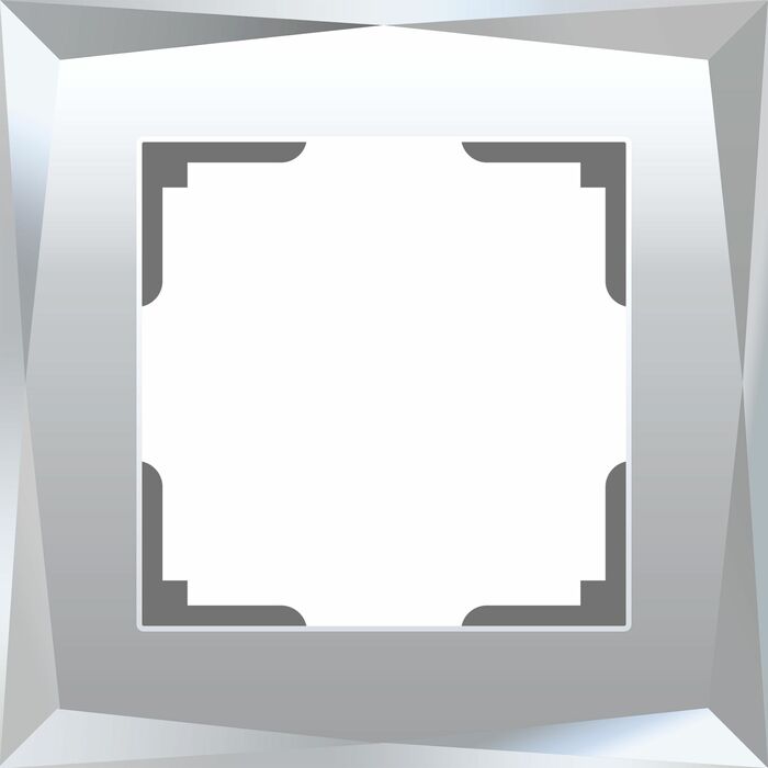 Werkel W0011220  Рамка на 1 пост Diamant (зеркальный)