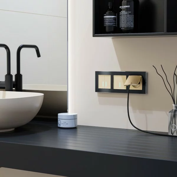 Werkel W1171211  Розетка влагозащ. с зазем. с защит. крышкой и шторкам