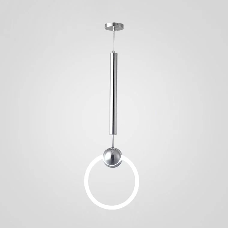 Подвесной Светильник Ring L D30 Серебро By Imperiumloft