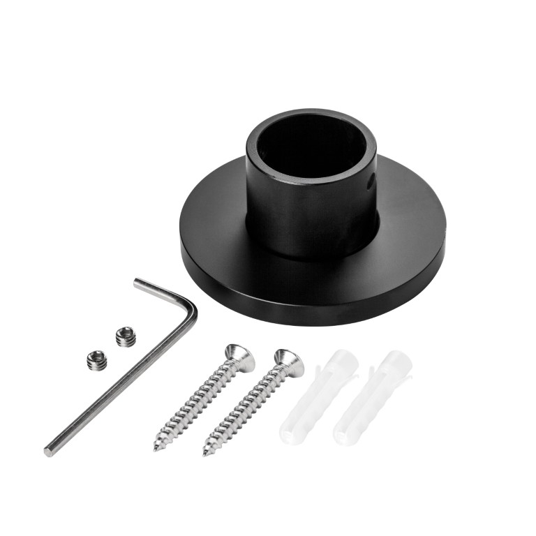 LIGHTSTAR 506487 Пятка крепежа 5064х7 тип D LINEA ЧЕРНЫЙ