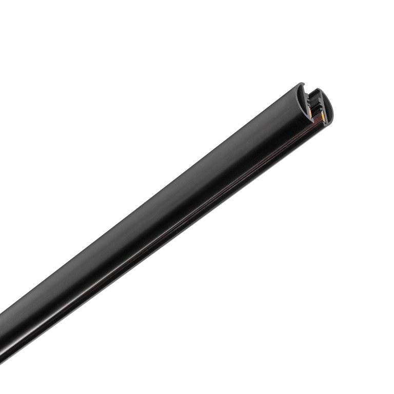 LIGHTSTAR 506437 Трек 24V двухконтактный однофазный круглый тип D LINEA 3м ЧЕРНЫЙ