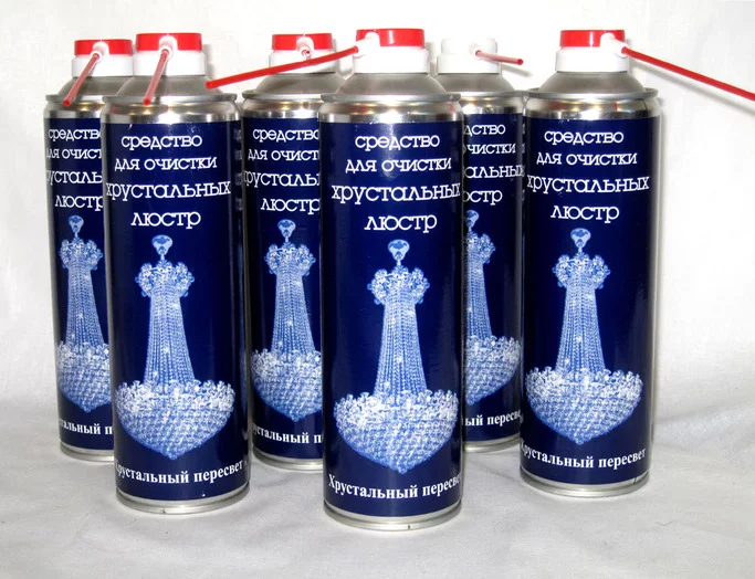 Чистящее средство для хрустальных люстр 650 мл. (400 гр)