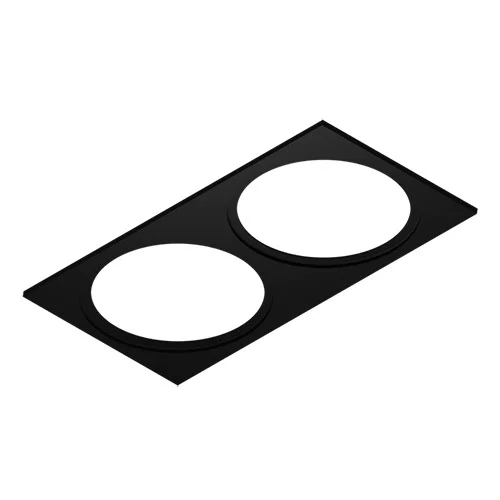 Technolight Рамка двойная под круглые 85 41007-BK