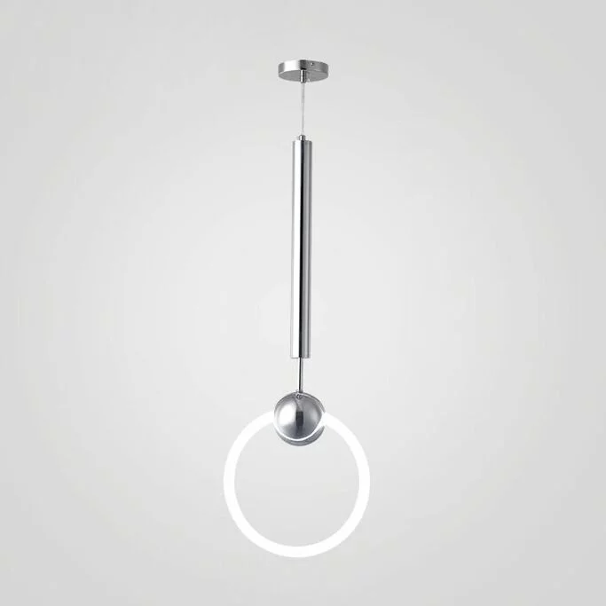 Подвесной Светильник Ring L D30 Серебро By Imperiumloft