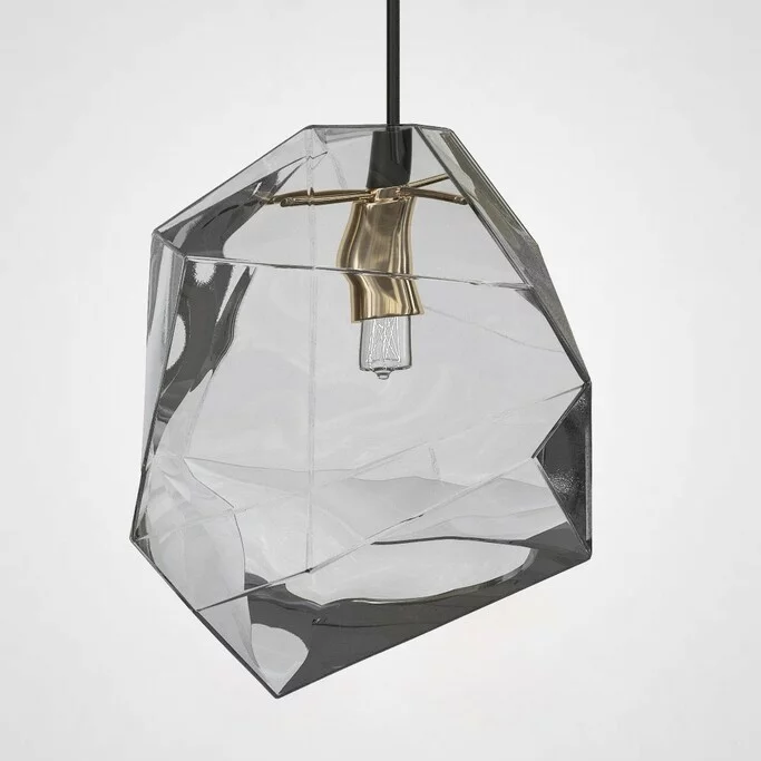 Подвесной Светильник Color Ice Cube Pendant Jevio 1 Серый By Imperiumloft