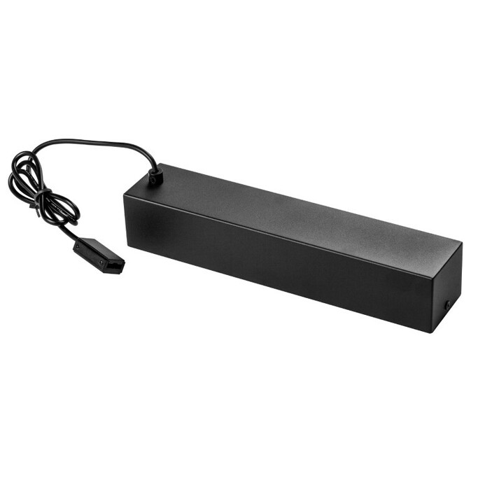 LIGHTSTAR 507007 Крышка д блока питания накладная для трека DUE ЧЕРНЫЙ