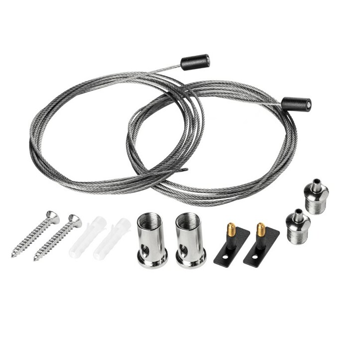 LIGHTSTAR 506570 Подвес трековый (2 шт в комплекте) тип E д треков 5065xx LINEA ЧЕРНЫЙ