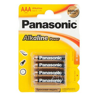 Элемент питания PANASONIC Alkaline Power LR03 286 BL4 (цена за 1шт.)
