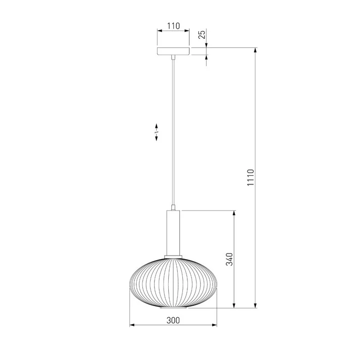 Подвес EUROSVET Bravo 50183/1