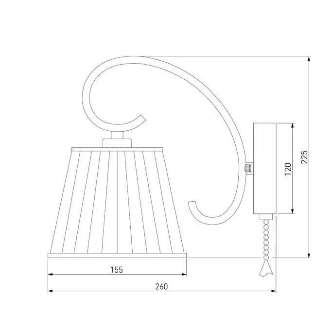 Бра EUROSVET Tessa 60088/1