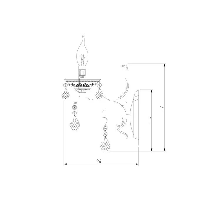 Бра BOGATES Karisa 701/1
