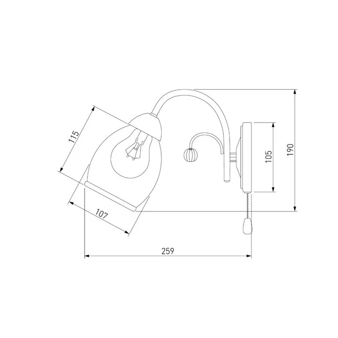Бра ЕВРОСВЕТ Габриэлла 30026/1