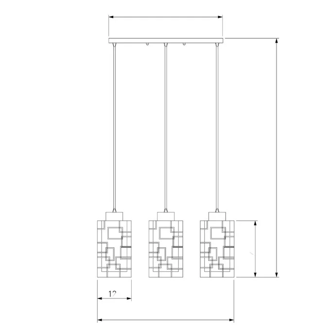 Подвес ЕВРОСВЕТ Стелла 50002/3