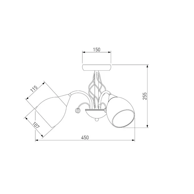 Люстра ЕВРОСВЕТ Габриэлла 30026/3