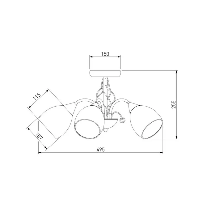 Люстра ЕВРОСВЕТ Габриэлла 30026/5