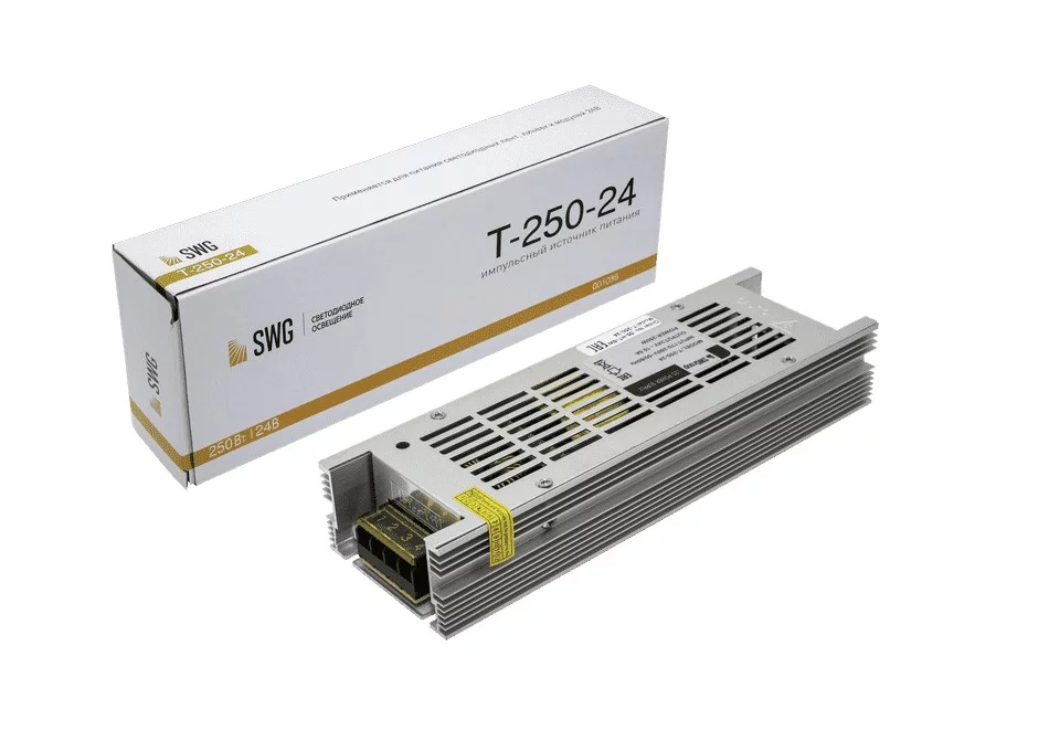 Блок питания IP20 24В для светодиодной ленты 250Вт