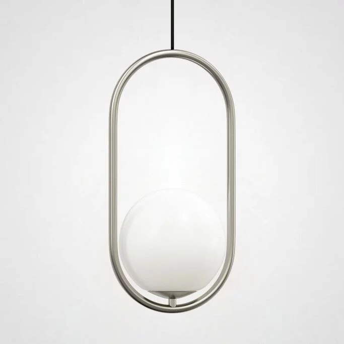 Подвесной Светильник Matthew Mccormick Hoop 40 Silver Mila Pendant By Imperiumloft
