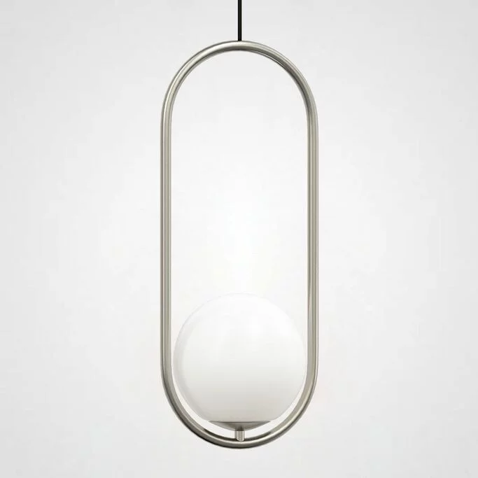 Подвесной Светильник Matthew Mccormick Hoop 50 Silver Mila Pendant By Imperiumloft