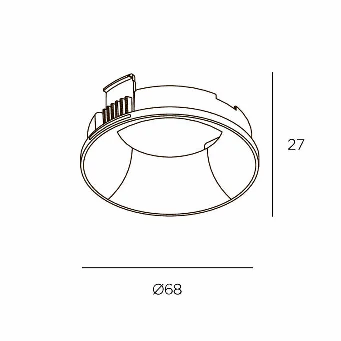 Technolight Рамка Лофт 68 41022-BK