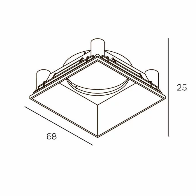 Technolight Рамка Фрейм Симпл 68 41023-WH