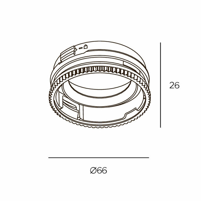 Technolight Фиксирующее кольцо 42001-BK