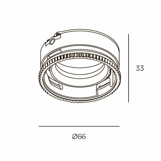 Technolight Фиксирующее кольцо поворотное 42002-BK