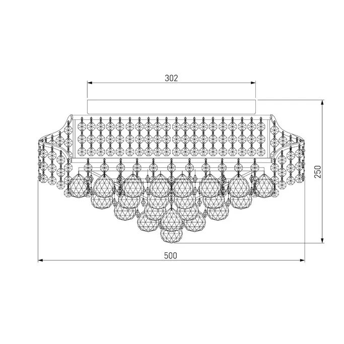 Люстра ЕВРОСВЕТ Шарм 16017/9