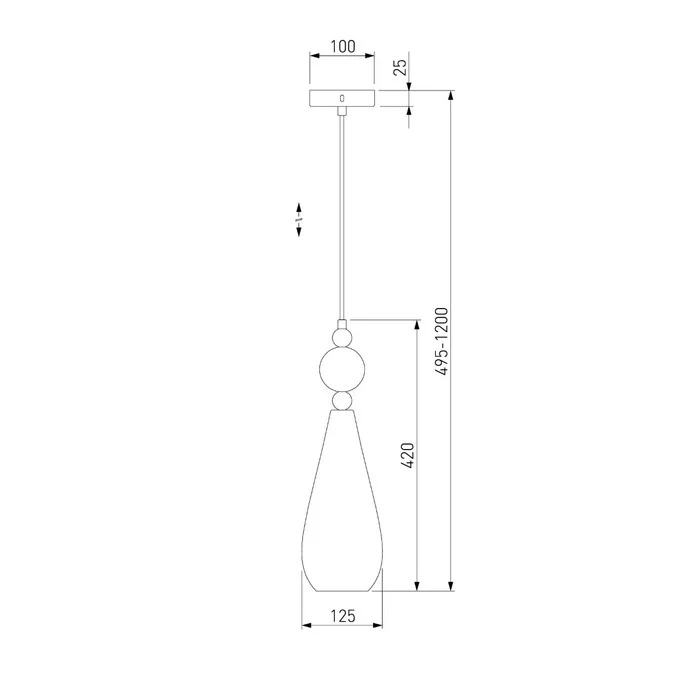 Подвес EUROSVET Ilario 50202/1