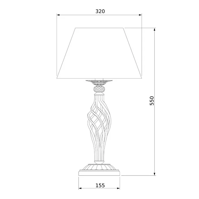 Лампа настольная ЕВРОСВЕТ Селеста 01002/1