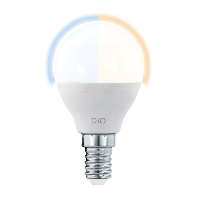 EGLO 11804 Светодиод. лампа P45 СCT с изм. тем-ры цвета, 5W(E14), пластик, опаловое стекло