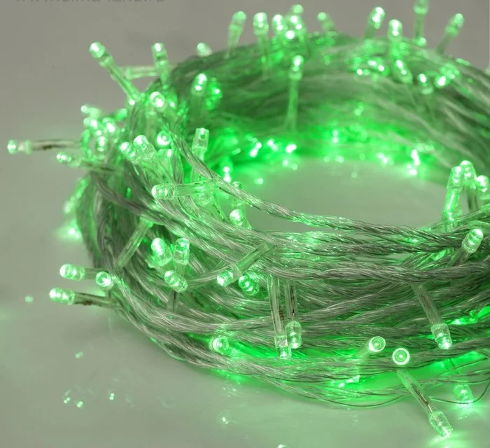 Гирлянда НИТЬ, 20 м, Н.С. LED-200-220V, 8 режимов, ЗЕЛЕНЫЙ 3556809