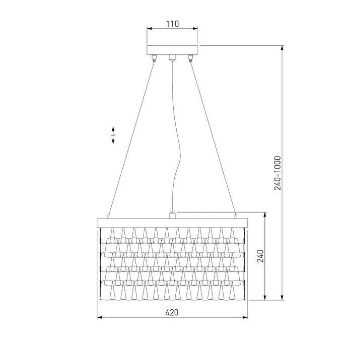 Подвес BOGATES Corazza 317/6