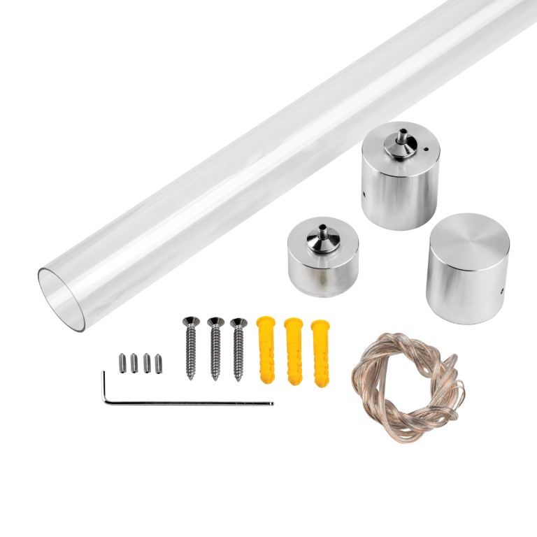 LIGHTSTAR 442892 Комплект вертикального крепежа одиночный PROFILED к профилю 4428хх (D28)