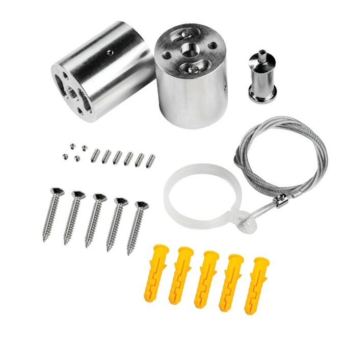 LIGHTSTAR 442891 Комплект вертикального крепежа двойной PROFILED к профилю 4428хх (D28)